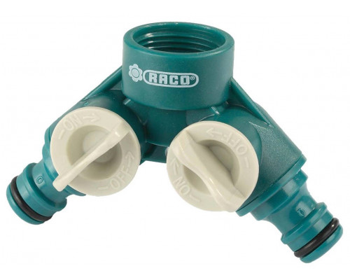 Raco  3/4", двухканальный, распределитель (резьба внешняя-соединитель) Original 4250-55255C