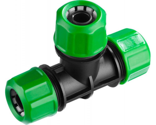 РОСТОК  1/2" х 1/2" х 1/2", тройник цанговый (шланг-шланг-шланг) 426369
