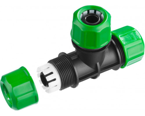 РОСТОК  1/2" х 1/2" х 1/2", тройник цанговый (шланг-шланг-шланг) 426369