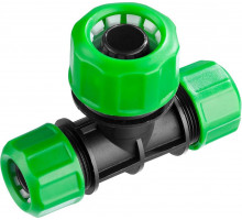 РОСТОК  1/2" х 1/2" х 3/4", тройник цанговый (шланг-шланг-шланг) 426370