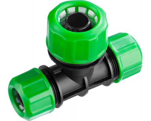 РОСТОК  1/2" х 1/2" х 3/4", тройник цанговый (шланг-шланг-шланг) 426370