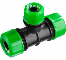 РОСТОК  1/2" х 3/4" х 3/4", тройник цанговый (шланг-шланг-шланг) 426371