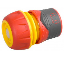 GRINDA Ø 3/4", пластмассовый с TPR, соединитель с автостопом и запирающим механизмом 8-426432